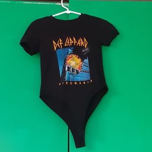 Black def leppard bodysuit